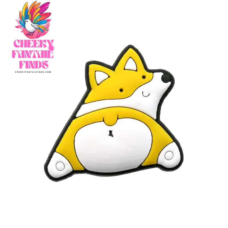 1pcs PVC Dog Shoe Charms Corgi Bulldog Puppy Husky Shoe Decoration Pins for Women Men Kids Sandal Accessories Buckle Ornament - Cheeky Fantail Finds