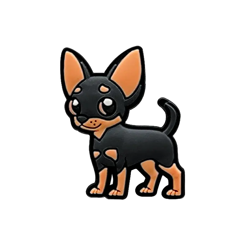 1pcs PVC Dog Shoe Charms Corgi Bulldog Puppy Husky Shoe Decoration Pins for Women Men Kids Sandal Accessories Buckle Ornament - Cheeky Fantail Finds