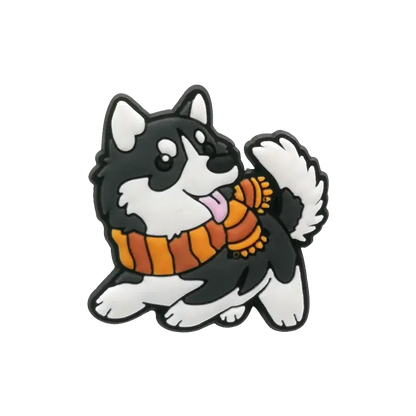 1pcs PVC Dog Shoe Charms Corgi Bulldog Puppy Husky Shoe Decoration Pins for Women Men Kids Sandal Accessories Buckle Ornament - Cheeky Fantail Finds