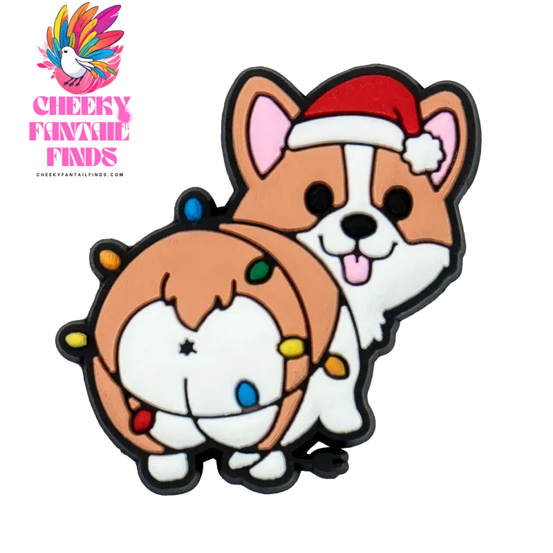 1pcs PVC Dog Shoe Charms Corgi Bulldog Puppy Husky Shoe Decoration Pins for Women Men Kids Sandal Accessories Buckle Ornament - Cheeky Fantail Finds