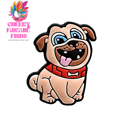1pcs PVC Dog Shoe Charms Corgi Bulldog Puppy Husky Shoe Decoration Pins for Women Men Kids Sandal Accessories Buckle Ornament - Cheeky Fantail Finds