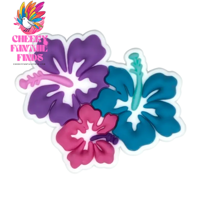 1pcs PVC Flower Shoe Charms for Women Girls Sandals Accessories Sakura Daisy Shoe Decorations Pins for Gift Sandal Buckles Gifts - Cheeky Fantail Finds