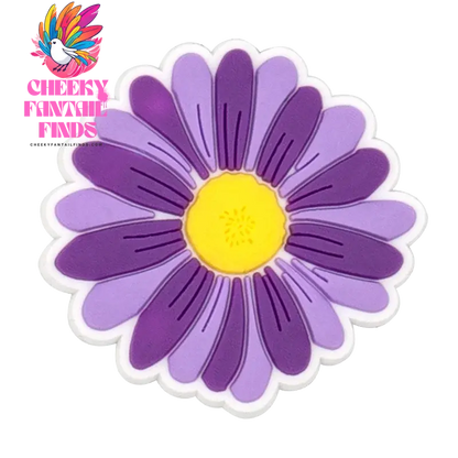 1pcs PVC Flower Shoe Charms for Women Girls Sandals Accessories Sakura Daisy Shoe Decorations Pins for Gift Sandal Buckles Gifts - Cheeky Fantail Finds