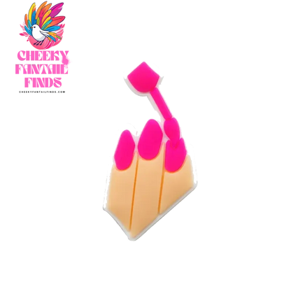 1pcs PVC Make Up Style Shoe Charms Women Girls Sandal Accessories Lipstick Perfume Shoe Decorations Pins for Gifts Clog Buckles - Cheeky Fantail Finds