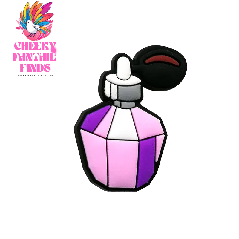 1pcs PVC Make Up Style Shoe Charms Women Girls Sandal Accessories Lipstick Perfume Shoe Decorations Pins for Gifts Clog Buckles - Cheeky Fantail Finds