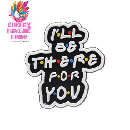 1pcs PVC Old Friends Charms for Clog Shoe Decorations Pins for Women Men Favor GIfts Clog Buckle Clips Accessories Fit Wristband Cheeky Fantail Finds