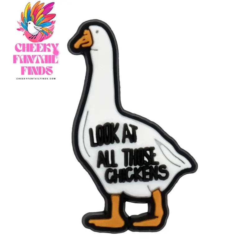 1pcs PVC Old Friends Charms for Clog Shoe Decorations Pins for Women Men Favor GIfts Clog Buckle Clips Accessories Fit Wristband Cheeky Fantail Finds