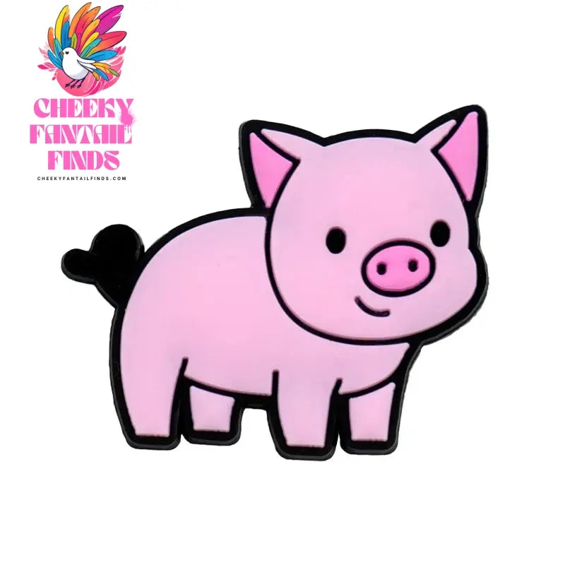 1pcs PVC Pink Cows Cat Shoe Charms for Sneakers Cute Animal Shoe Decorations Accessories Bat for Women Girls Shoe Buckle Pendant Cheeky Fantail Finds