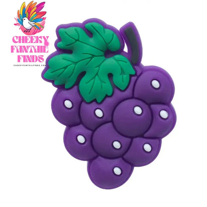 1pcs PVC Purple Ghost Shoe Charms Perfume Diamond Shoe Decorations Pins for Women Men Kids Sandal Clog Buckles Accessories Gifts Cheeky Fantail Finds