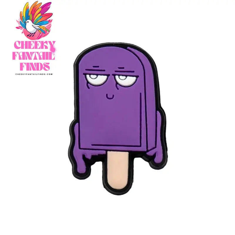 1pcs PVC Purple Ghost Shoe Charms Perfume Diamond Shoe Decorations Pins for Women Men Kids Sandal Clog Buckles Accessories Gifts Cheeky Fantail Finds