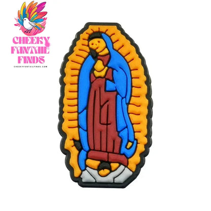 1pcs PVC Religious Jesus Clog Shoe Charms Holy Bible Shoe Decorations Pins for Woman Men Party Favor Gifts DIY Clips Accessories Cheeky Fantail Finds