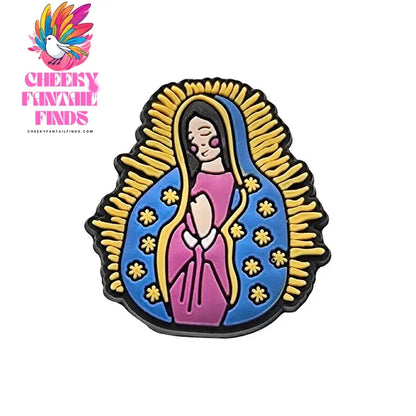 1pcs PVC Religious Jesus Clog Shoe Charms Holy Bible Shoe Decorations Pins for Woman Men Party Favor Gifts DIY Clips Accessories Cheeky Fantail Finds