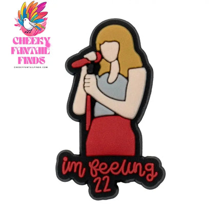 1pcs PVC Shoe Charms Accessories Singer Album Shoe Decorations Pins for Women Clogs Bubble Girls DIY Party Favor Gifts - Cheeky Fantail Finds