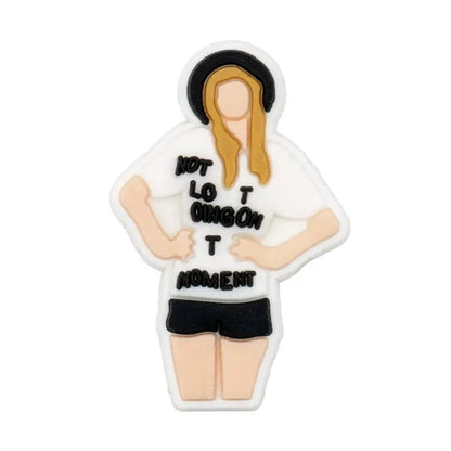 1pcs PVC Shoe Charms Accessories Singer Album Shoe Decorations Pins for Women Clogs Bubble Girls DIY Party Favor Gifts - Cheeky Fantail Finds