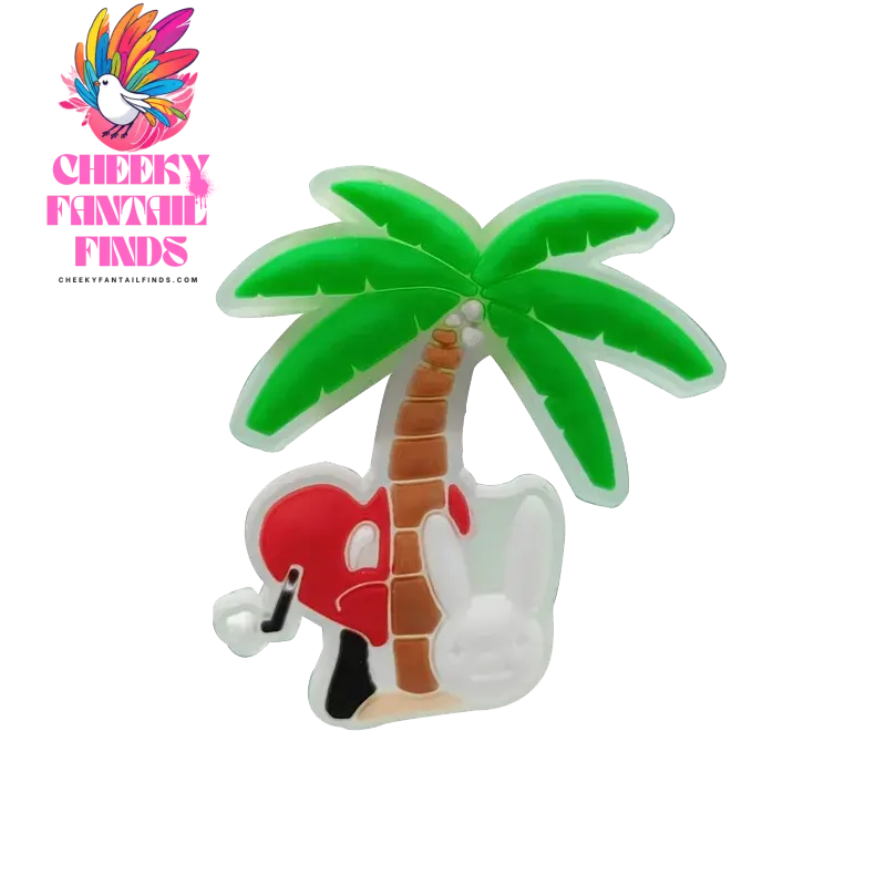 1pcs PVC Shoe Charms Bad Bunny Glowing Shoe Decorations Pins for Clog Sandals Women Single Sale Shoe Charms Luminous Favor Gifts - Cheeky Fantail Finds