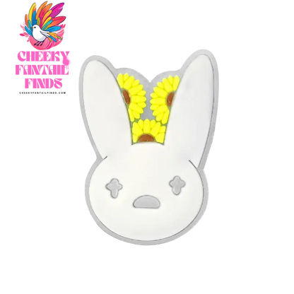 1pcs PVC Shoe Charms Bad Bunny Glowing Shoe Decorations Pins for Clog Sandals Women Single Sale Shoe Charms Luminous Favor Gifts - Cheeky Fantail Finds