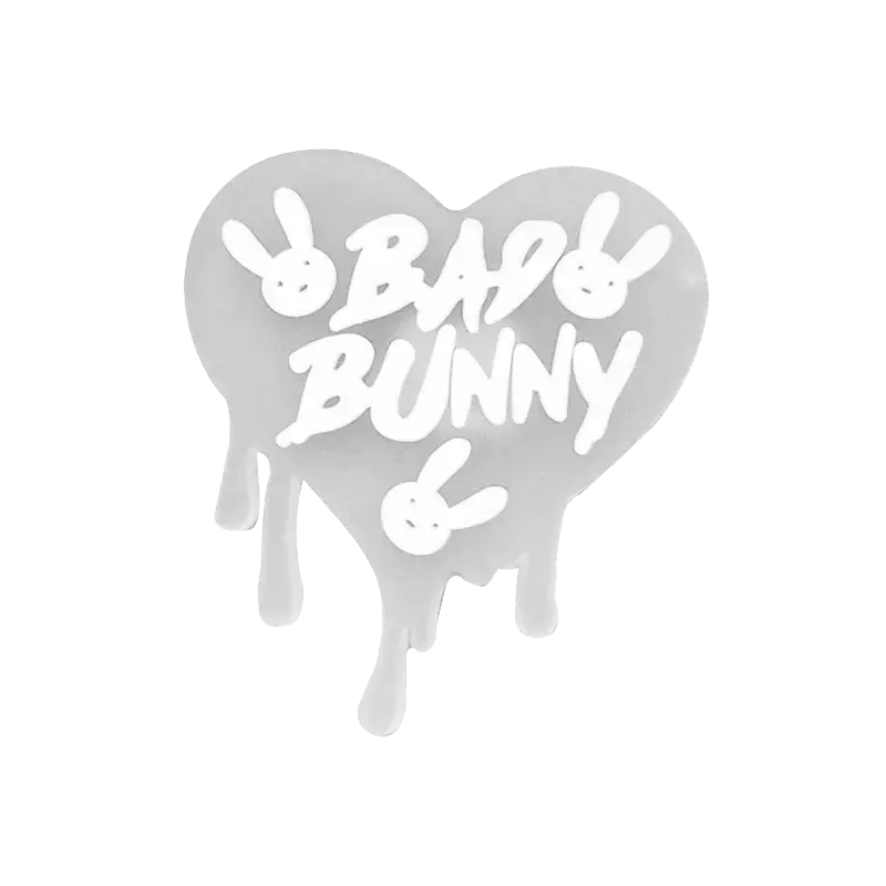 1pcs PVC Shoe Charms Bad Bunny Glowing Shoe Decorations Pins for Clog Sandals Women Single Sale Shoe Charms Luminous Favor Gifts - Cheeky Fantail Finds