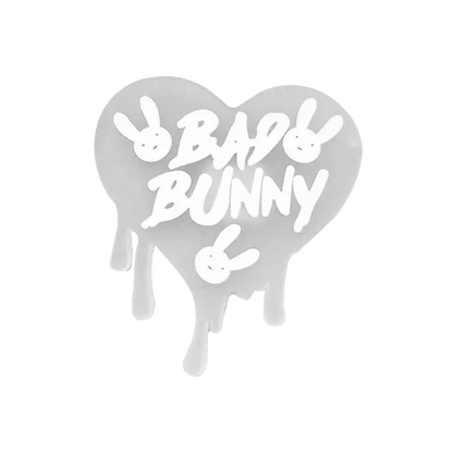 1pcs PVC Shoe Charms Bad Bunny Glowing Shoe Decorations Pins for Clog Sandals Women Single Sale Shoe Charms Luminous Favor Gifts - Cheeky Fantail Finds