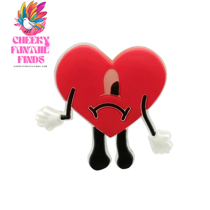1pcs PVC Shoe Charms Bad Bunny Glowing Shoe Decorations Pins for Clog Sandals Women Single Sale Shoe Charms Luminous Favor Gifts - Cheeky Fantail Finds