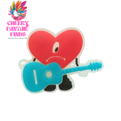 1pcs PVC Shoe Charms Bad Bunny Glowing Shoe Decorations Pins for Clog Sandals Women Single Sale Shoe Charms Luminous Favor Gifts - Cheeky Fantail Finds