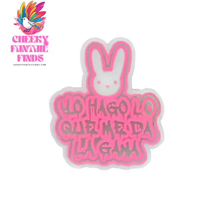 1pcs PVC Shoe Charms Bad Bunny Glowing Shoe Decorations Pins for Clog Sandals Women Single Sale Shoe Charms Luminous Favor Gifts - Cheeky Fantail Finds
