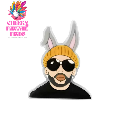 1pcs PVC Shoe Charms Bad Bunny Glowing Shoe Decorations Pins for Clog Sandals Women Single Sale Shoe Charms Luminous Favor Gifts - Cheeky Fantail Finds