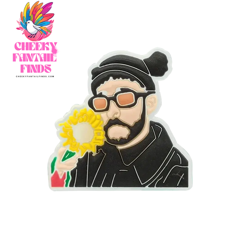 1pcs PVC Shoe Charms Bad Bunny Glowing Shoe Decorations Pins for Clog Sandals Women Single Sale Shoe Charms Luminous Favor Gifts - Cheeky Fantail Finds