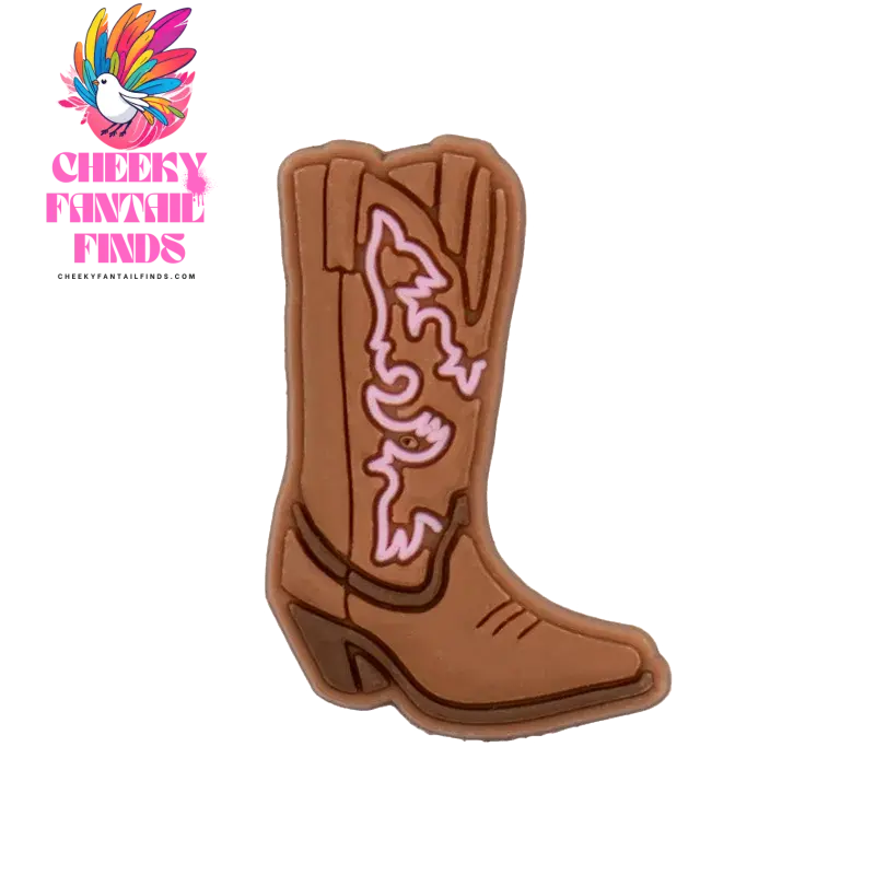 1pcs PVC Western-Style Cowboy Cowgirl Style Shoe Charms for Women Men Shoe Accessories Decorations Pins for Clog Buckle Gifts - Cheeky Fantail Finds