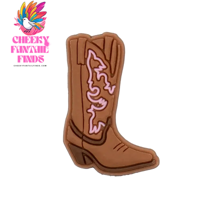1pcs PVC Western-Style Cowboy Cowgirl Style Shoe Charms for Women Men Shoe Accessories Decorations Pins for Clog Buckle Gifts - Cheeky Fantail Finds