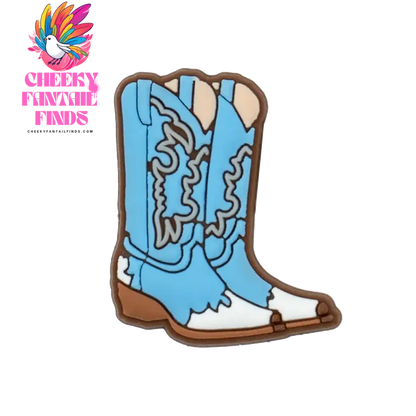 1pcs PVC Western-Style Cowboy Cowgirl Style Shoe Charms for Women Men Shoe Accessories Decorations Pins for Clog Buckle Gifts - Cheeky Fantail Finds