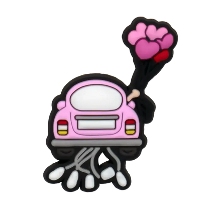 1pcs Pink Pins for Women Girls Flower Heart Cat Christmas Pumpkins Shoe Charms Shoe Decorations Buckles Accessories Gifts - Cheeky Fantail Finds