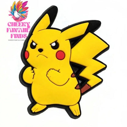 1pcs Pokemon Series PVC Shoes Charms for Shoes Pin Accessories Shoe Buckle Wholesale DIY Sneakers Decoration Kids Men Party Gift Cheeky Fantail Finds
