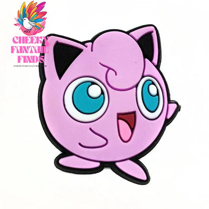 1pcs Pokemon Series PVC Shoes Charms for Shoes Pin Accessories Shoe Buckle Wholesale DIY Sneakers Decoration Kids Men Party Gift Cheeky Fantail Finds