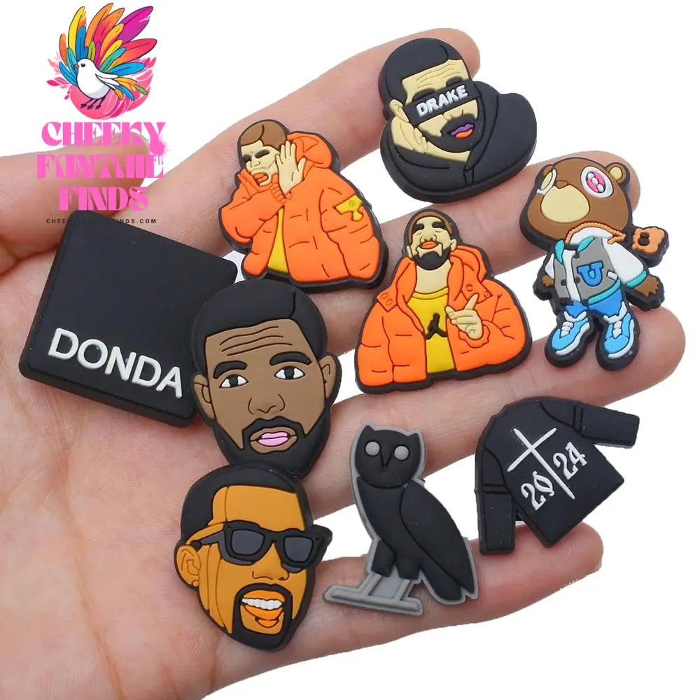 1pcs Shoe Charms Singer PVC Cactus Smiling Designer Garden Shoe Accessories Decoration for Clog Sandal Wristbands Kids Gift Cheeky Fantail Finds