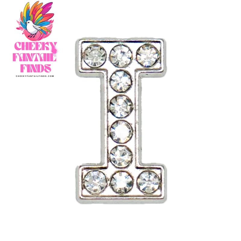 1pcs Silvery Letters Luxury Shoe Charms Alphabet Shoe Decorations Pins for Garden Sandals Women Girls Bling Favor Gifts - Cheeky Fantail Finds