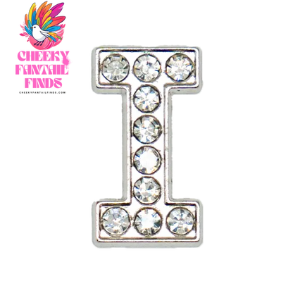 1pcs Silvery Letters Luxury Shoe Charms Alphabet Shoe Decorations Pins for Garden Sandals Women Girls Bling Favor Gifts - Cheeky Fantail Finds