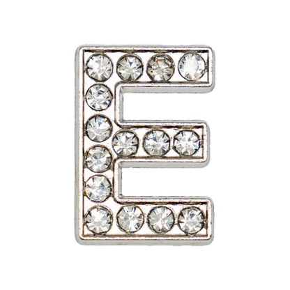 1pcs Silvery Letters Luxury Shoe Charms Alphabet Shoe Decorations Pins for Garden Sandals Women Girls Bling Favor Gifts - Cheeky Fantail Finds
