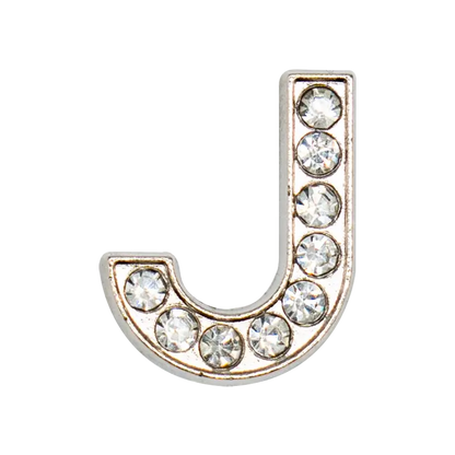 1pcs Silvery Letters Luxury Shoe Charms Alphabet Shoe Decorations Pins for Garden Sandals Women Girls Bling Favor Gifts - Cheeky Fantail Finds