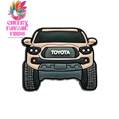 1pcs Turbine Clog Charms SUV Sports Cars Shoe Charms for Clips Classic Car Clog Pin Garden Sandal Shoe Decorations Cheeky Fantail Finds