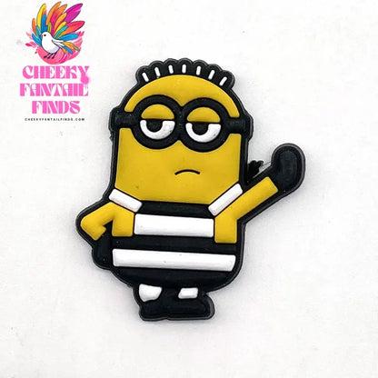 1pcs Yellow people series shoe Charms clogs Aceessories for Sandals pins Decorate girls kid Gifts Cheeky Fantail Finds