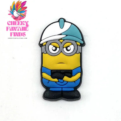 1pcs Yellow people series shoe Charms clogs Aceessories for Sandals pins Decorate girls kid Gifts Cheeky Fantail Finds
