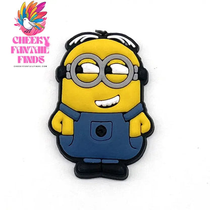 1pcs Yellow people series shoe Charms clogs Aceessories for Sandals pins Decorate girls kid Gifts Cheeky Fantail Finds