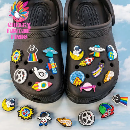 1set PVC Various Shoe Charms Animal Plant Sandals Accessories Cowboy Shoe Decorations Pins for Men Women Boy Girl Clog Buckles - Cheeky Fantail Finds