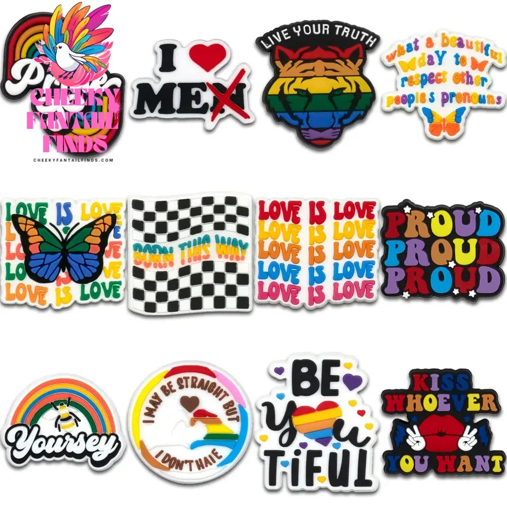 1set PVC Various Shoe Charms Animal Plant Sandals Accessories Cowboy Shoe Decorations Pins for Men Women Boy Girl Clog Buckles - Cheeky Fantail Finds
