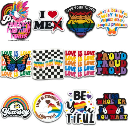 1set PVC Various Shoe Charms Animal Plant Sandals Accessories Cowboy Shoe Decorations Pins for Men Women Boy Girl Clog Buckles - Cheeky Fantail Finds