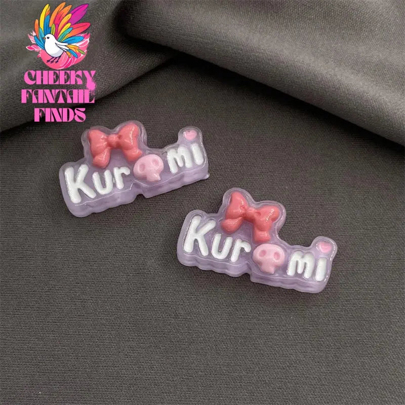 2-8Pcs Shoe Charm Abs  Cartoon Cute Detachable Diy Decorative Y2K Fashion Slip-On Footwear Accessories - Cheeky Fantail Finds