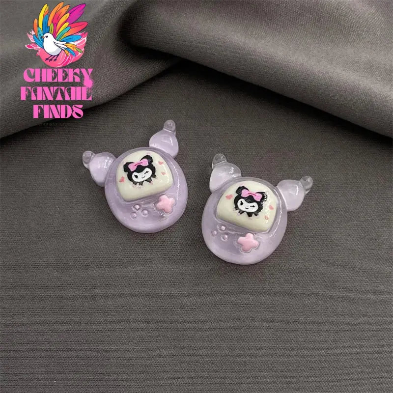 2-8Pcs Shoe Charm Abs  Cartoon Cute Detachable Diy Decorative Y2K Fashion Slip-On Footwear Accessories - Cheeky Fantail Finds