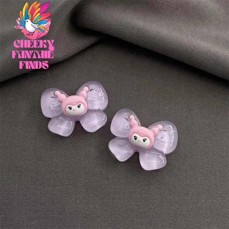 2-8Pcs Shoe Charm Abs  Cartoon Cute Detachable Diy Decorative Y2K Fashion Slip-On Footwear Accessories - Cheeky Fantail Finds