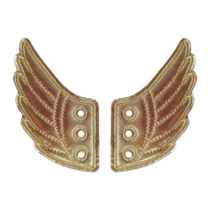 2 Pcs Women Mens Shoes Angel Wings Accessories Shiny Charm Wings for Sneakers Cheeky Fantail Finds