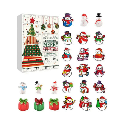 2024 Advent Calendar Charm For Shoes With Holes Christmas Trees Snowflakes And Santa Claus Fashion Clog Shoe Accessories Cheeky Fantail Finds
